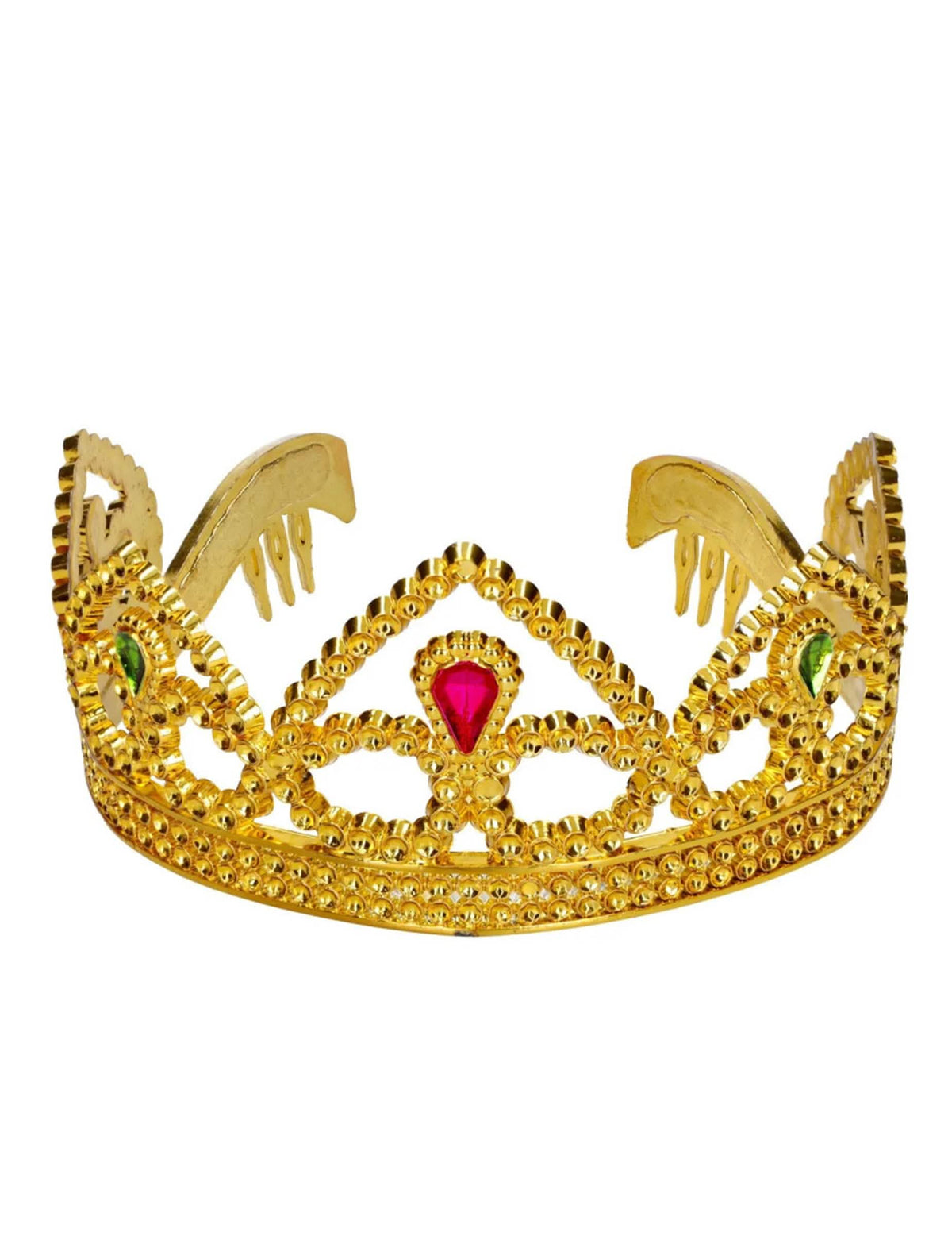 Diadema de rainha dourada