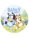 Disco de obreia para bolo Bluey™ 20 cm