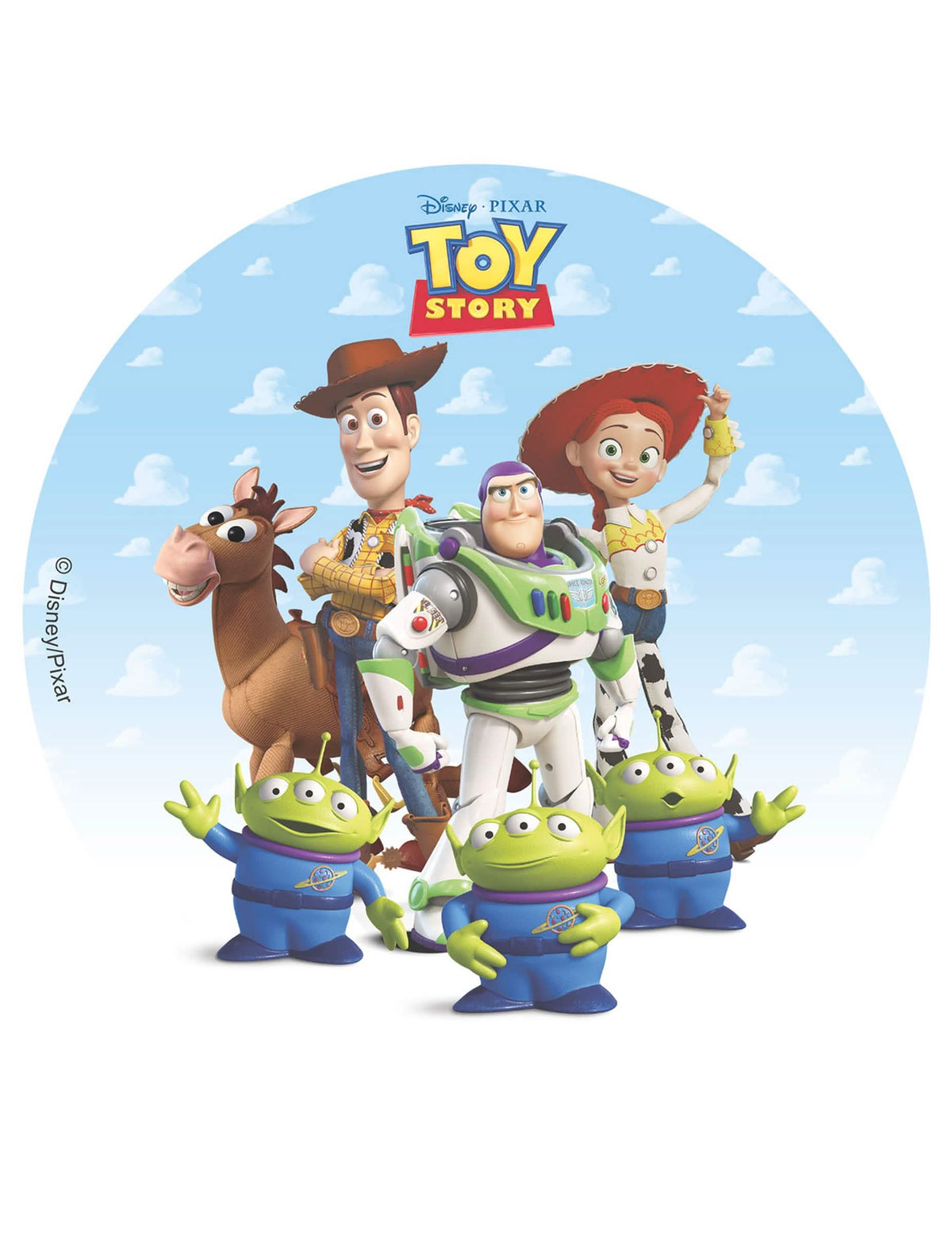 Disco de obreia para bolo Toy Story™ 20 cm