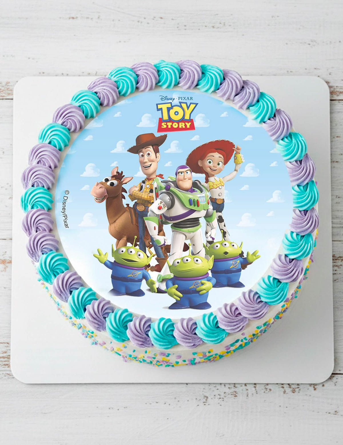 Disco de obreia para bolo Toy Story™ 20 cm