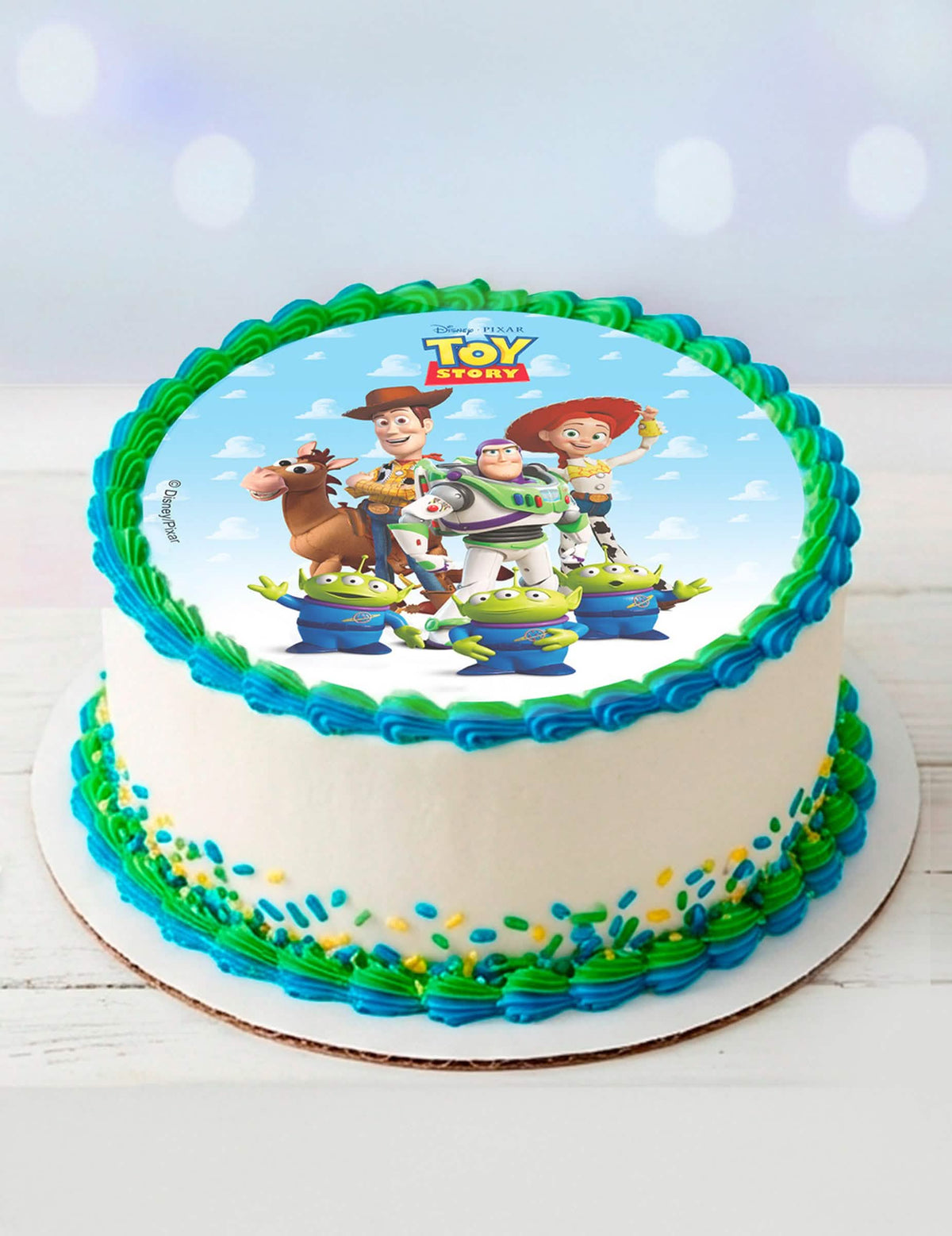 Disco de obreia para bolo Toy Story™ 20 cm