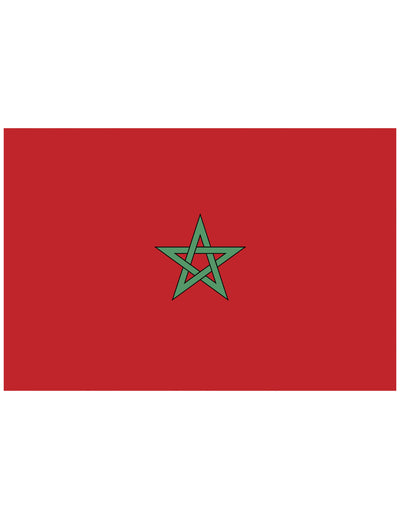Bandeira de torcedores do Marrocos 90 x 150 cm