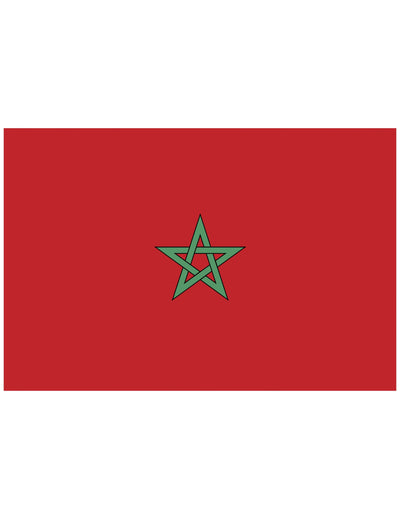 Bandeira de torcedores do Marrocos 90 x 150 cm