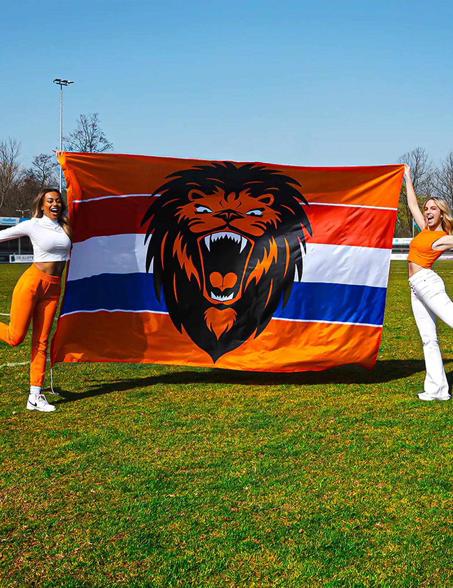 Bandeira gigante de apoio Países Baixos 200 x 300 cm