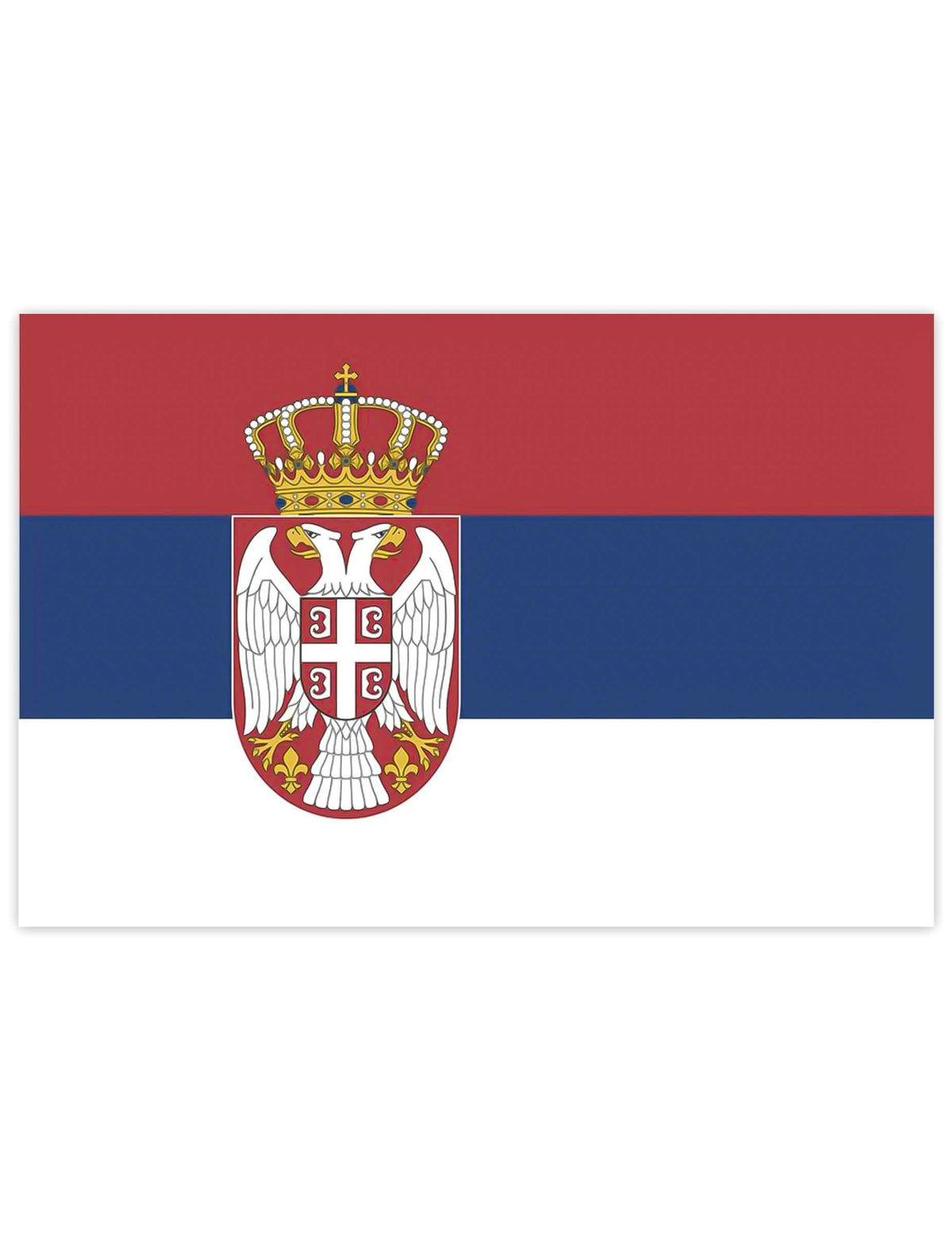 Bandeira da Sérvia 150 x 90 cm
