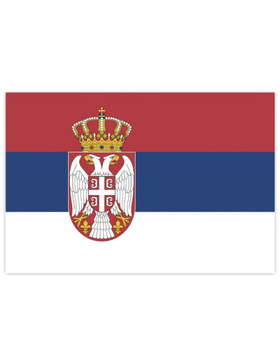 Bandeira da Sérvia 150 x 90 cm