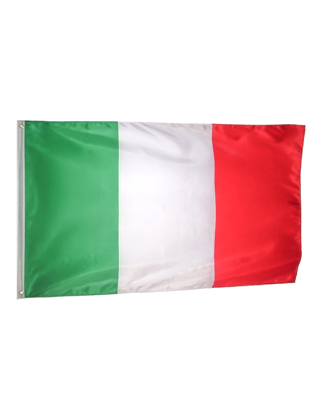 Drapeau Italie pour supporter vert blanc rouge