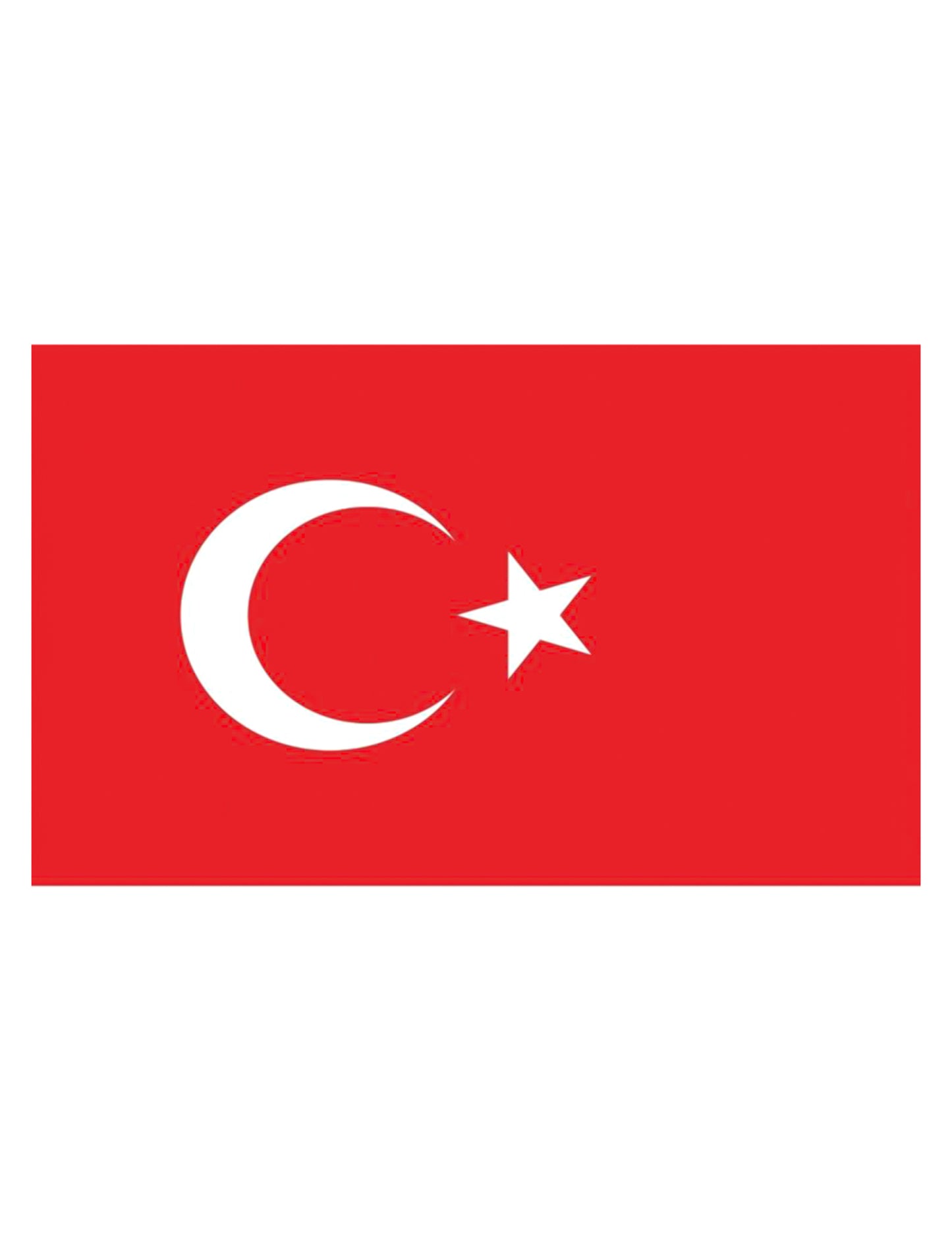 Bandeira da Turquia 150 x 90 cm