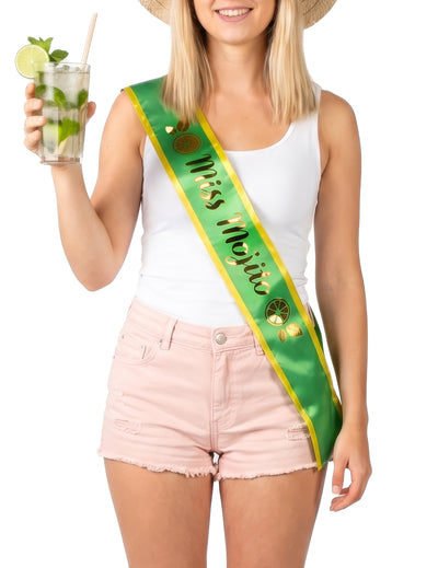 Cachecol verde Miss Mojito para mulher
