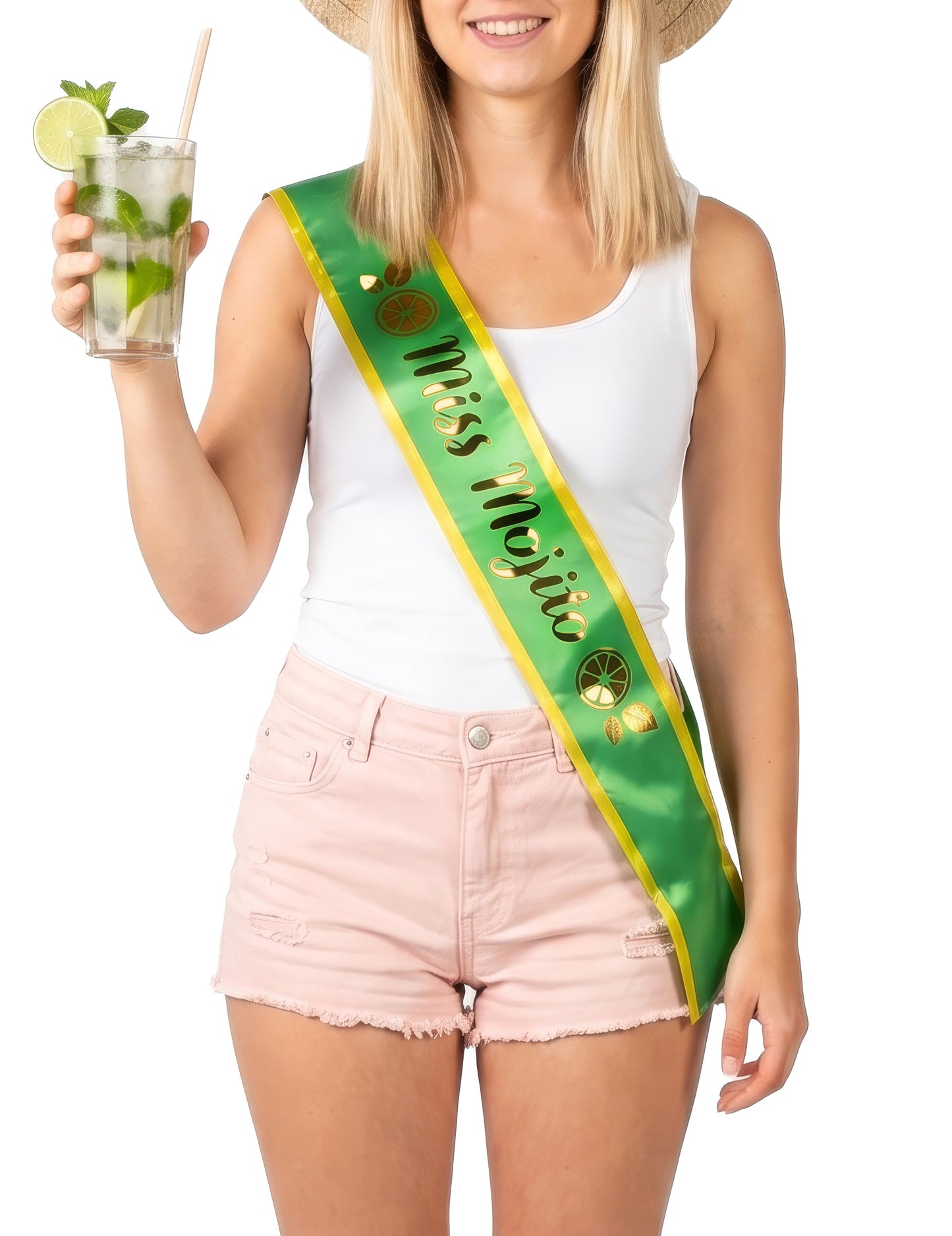 Cachecol verde Miss Mojito para mulher