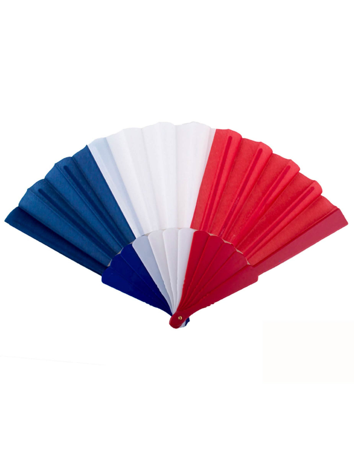 Leque adepto frança para adulto azul branco vermelho