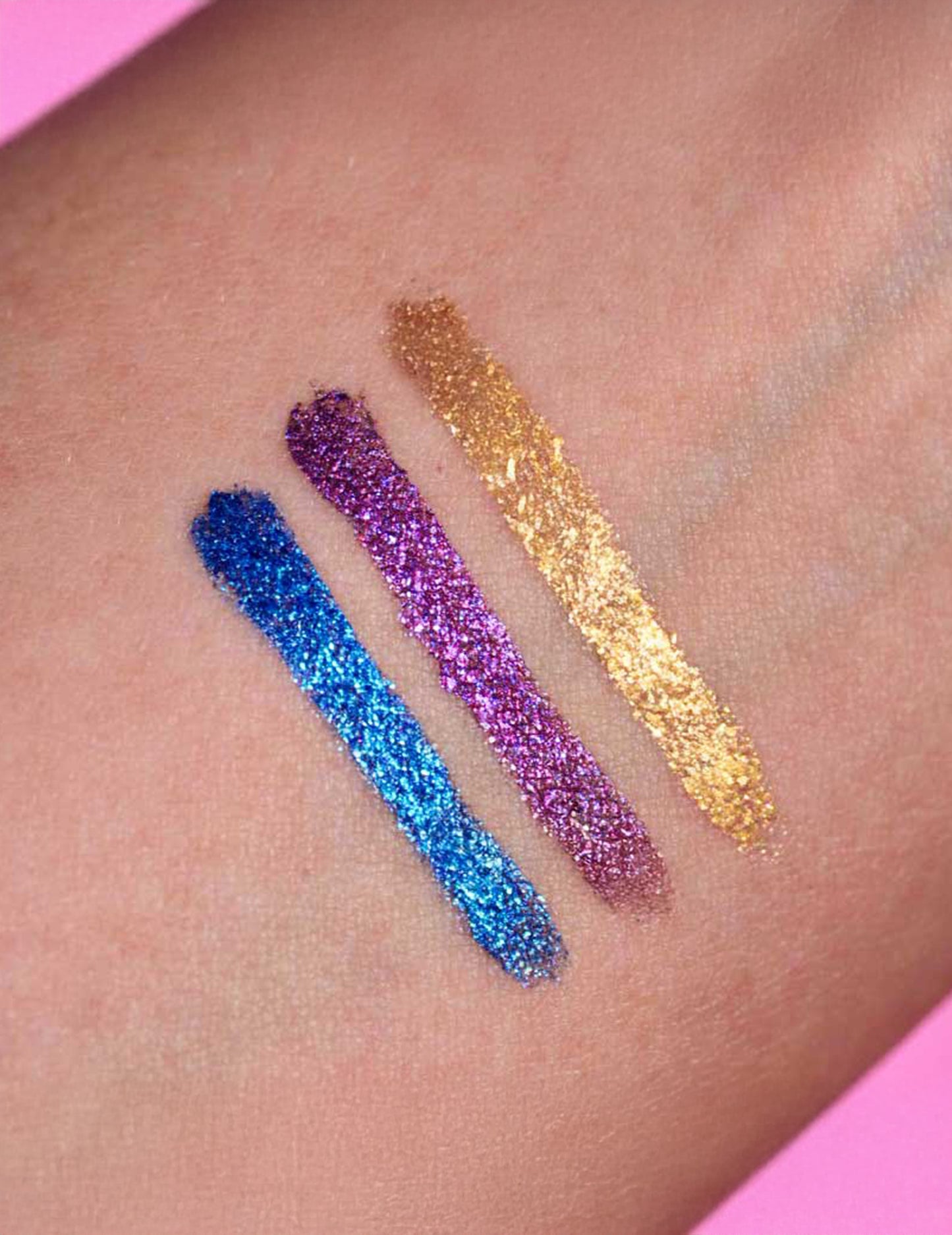 Eyeliner com glitter azul eléctrico Si si la paillette™