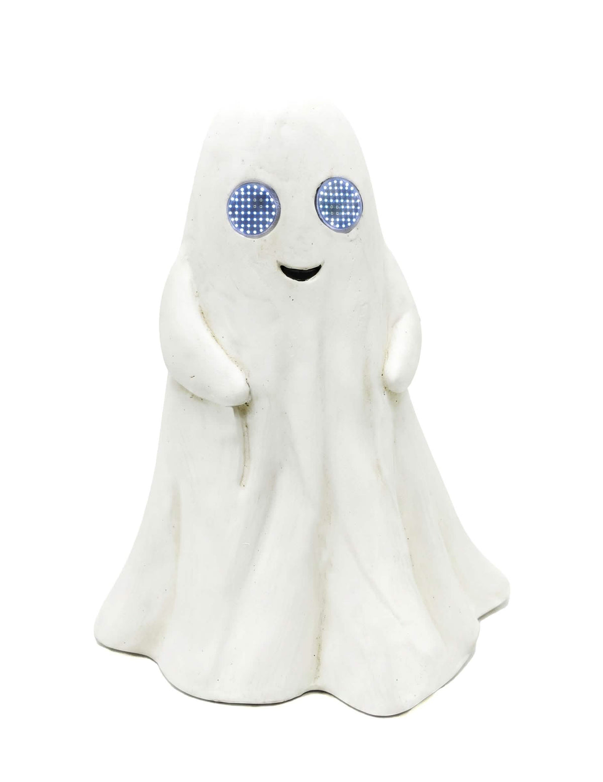 Fantasma decorativo Summerween em magnésia com olhos LED animados 34,5 x 24 x 42 cm