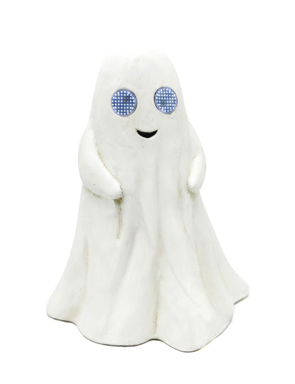 Fantasma decorativo Summerween em magnésia com olhos LED animados 34,5 x 24 x 42 cm