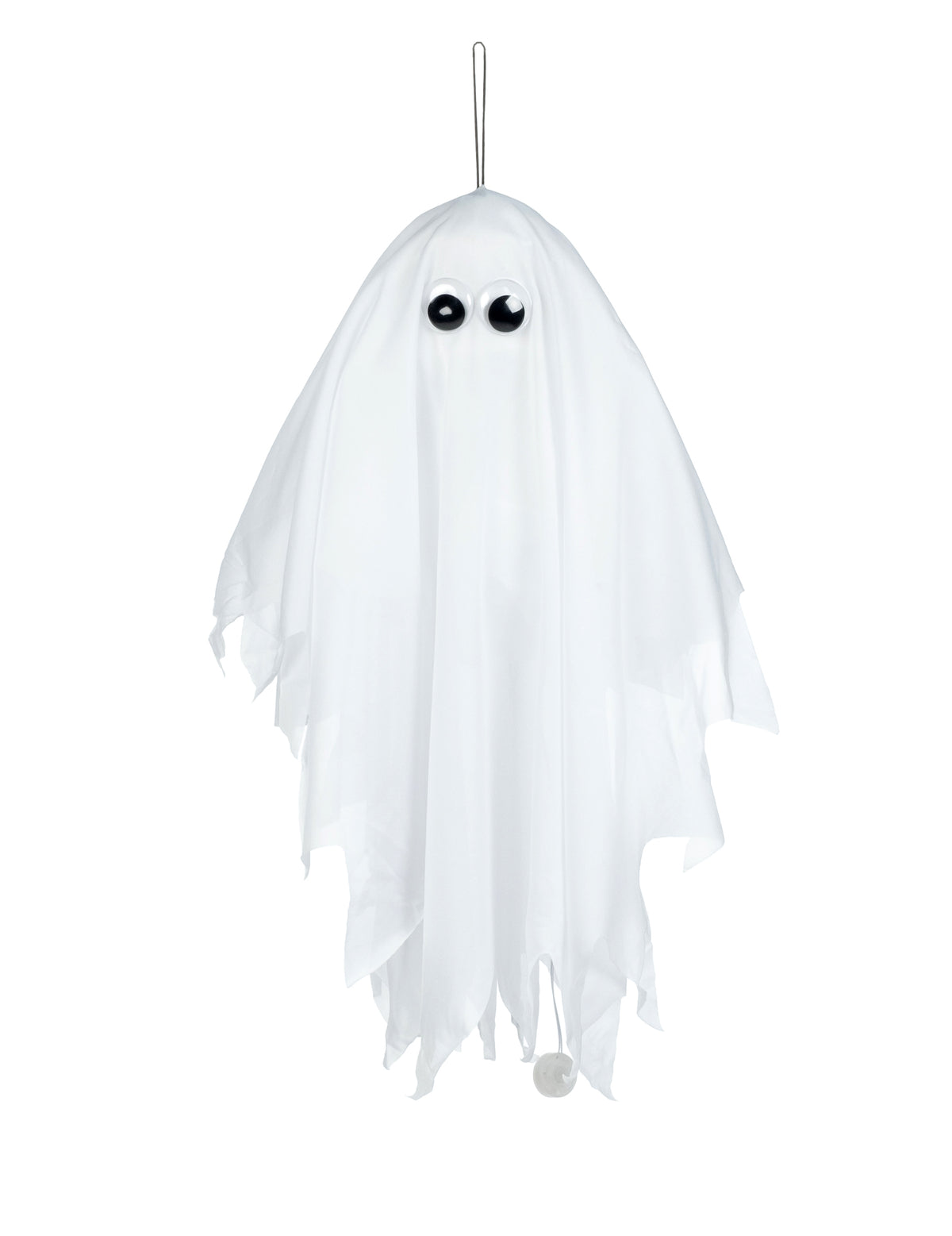 Fantasma trémulo para pendurar, animado e musical 48 cm