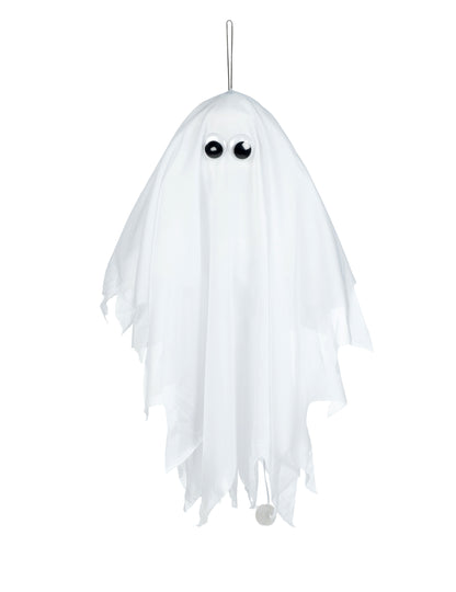 Fantasma trémulo para pendurar, animado e musical 48 cm