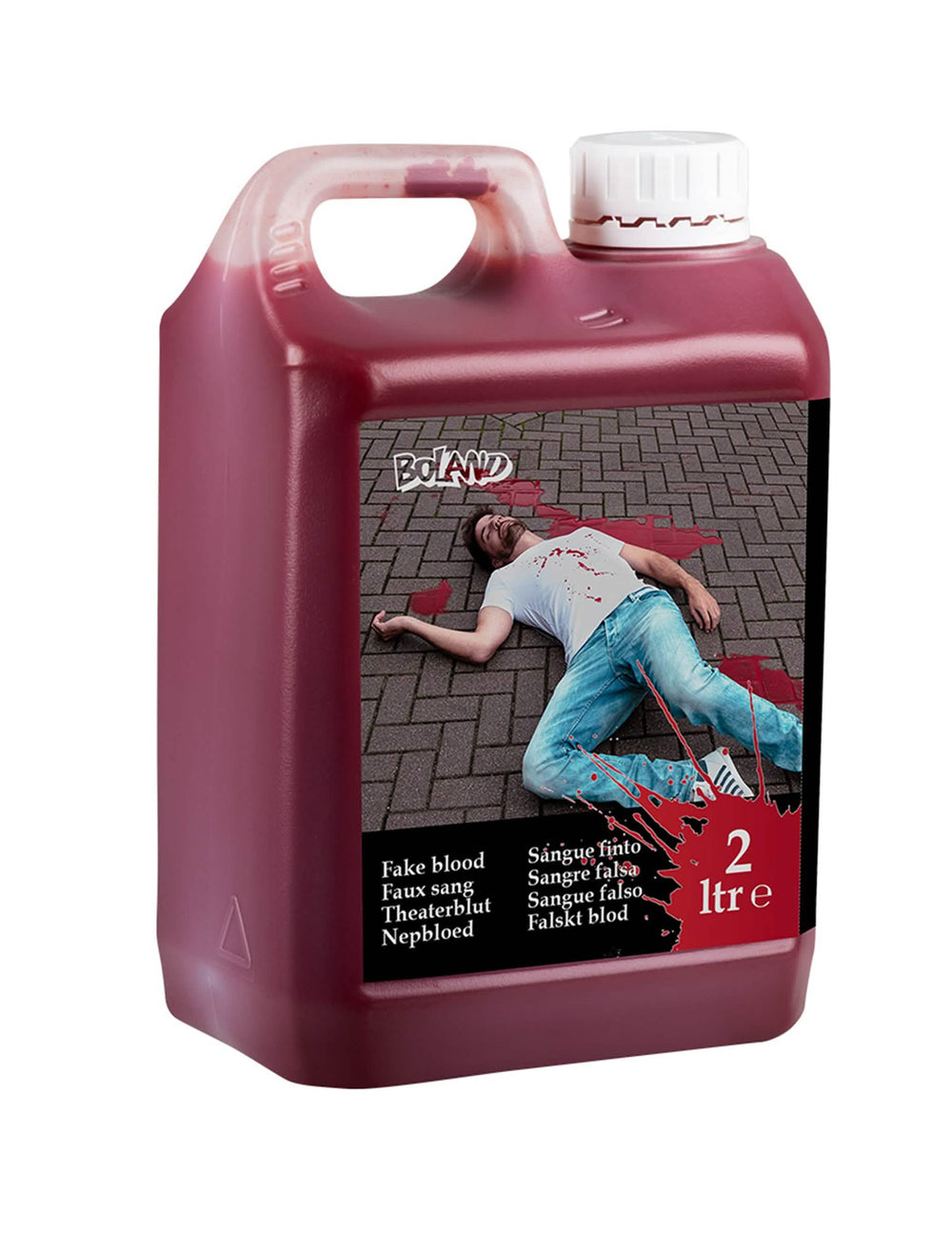Sangue falso para tecido halloween para adulto vermelho 2 l