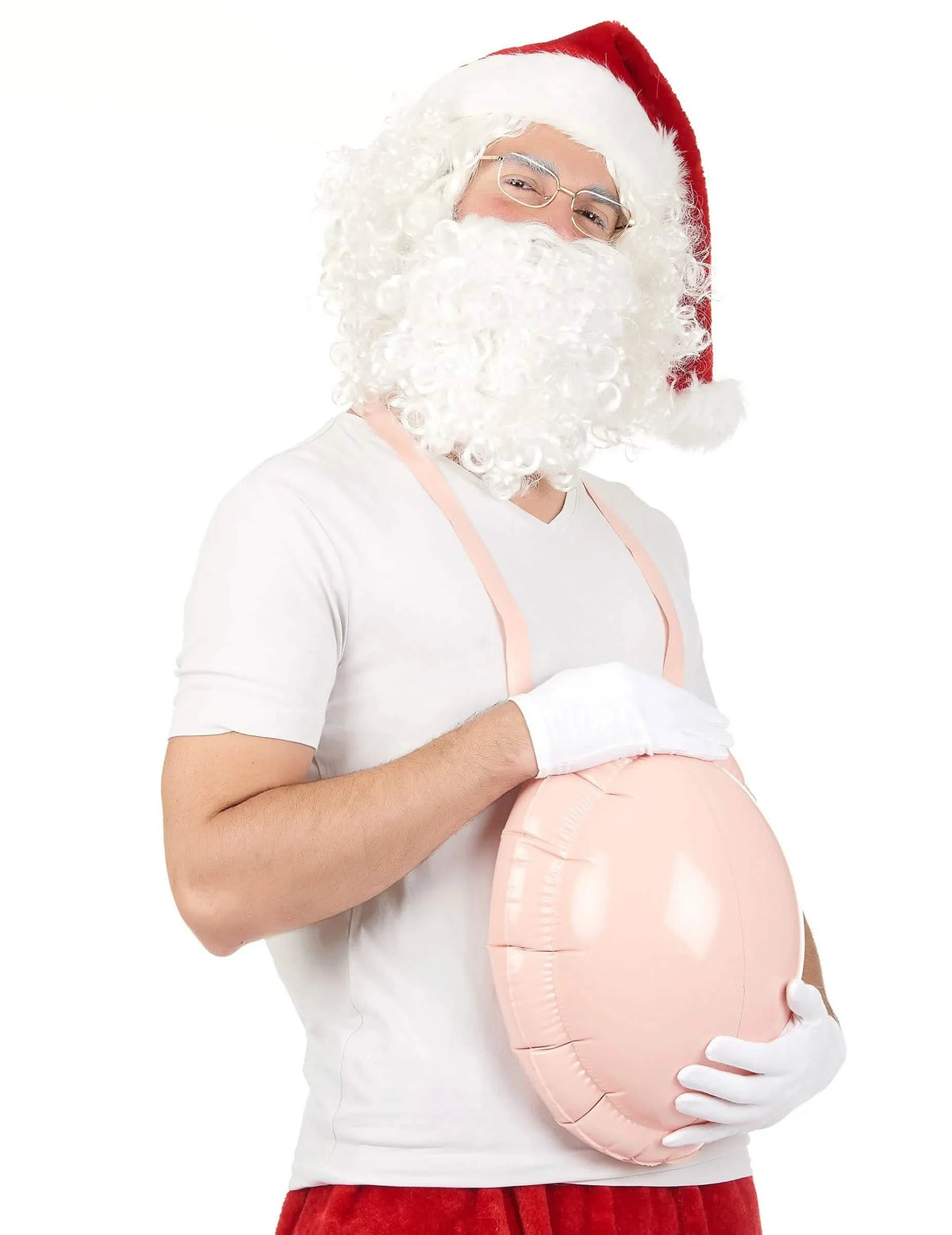 Barriga falsa insuflável mulher grávida corcunda Pai Natal adulto