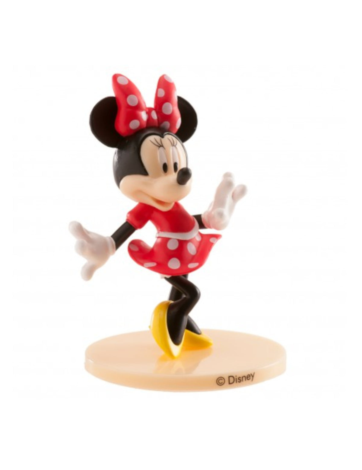 Figurine Minnie pour enfant rouge à pois blancs