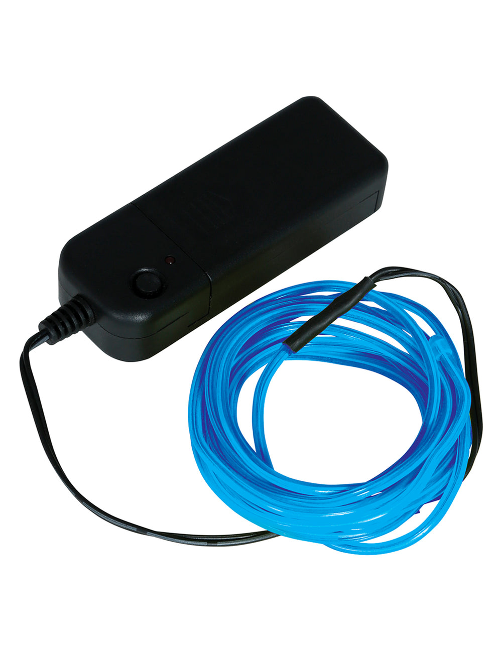 Détail du boîtier de commande du Fil LED bleu 5 m