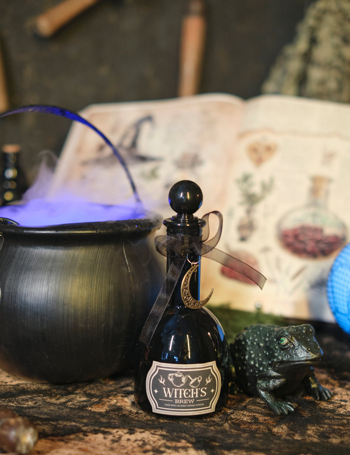 Frasco de bruxa de magia negra 19,5 cm