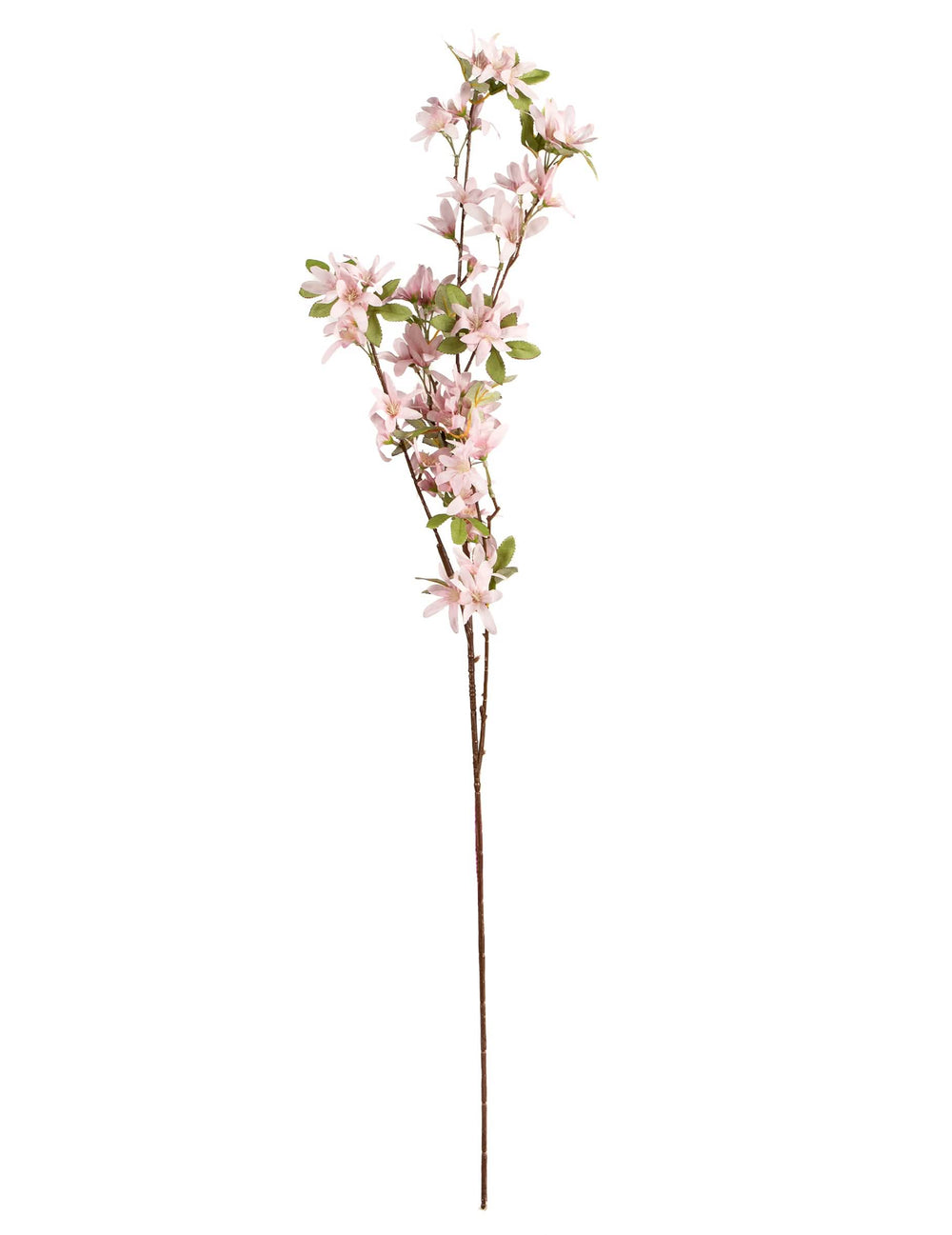 Flores de jasmim artificiais para casamento cor-de-rosa com haste