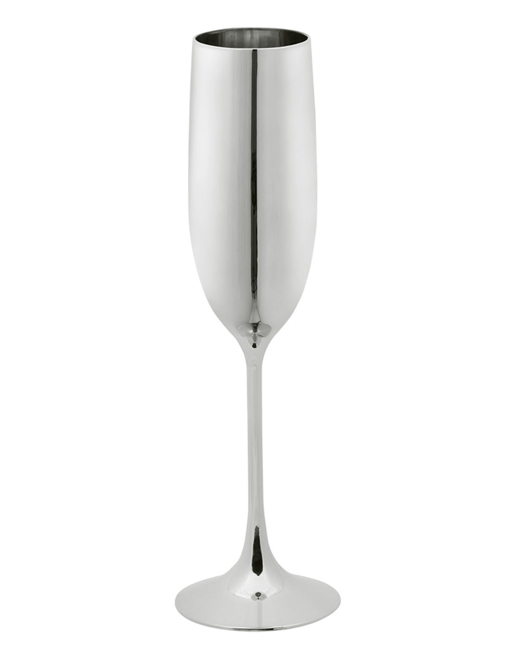 Flûte à champagne pour fête argentée