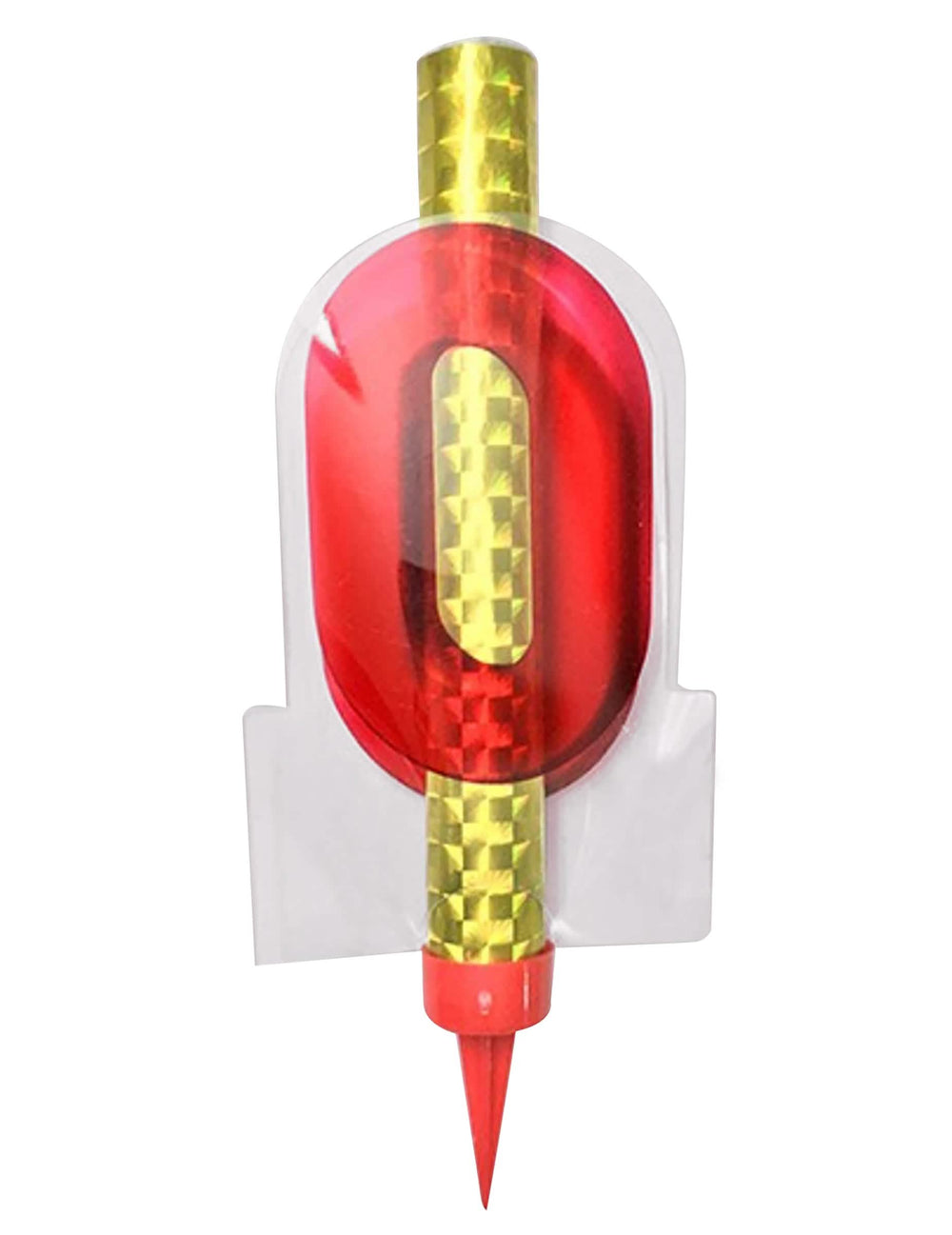 Fonte luminosa número 0 para bolo vermelho
