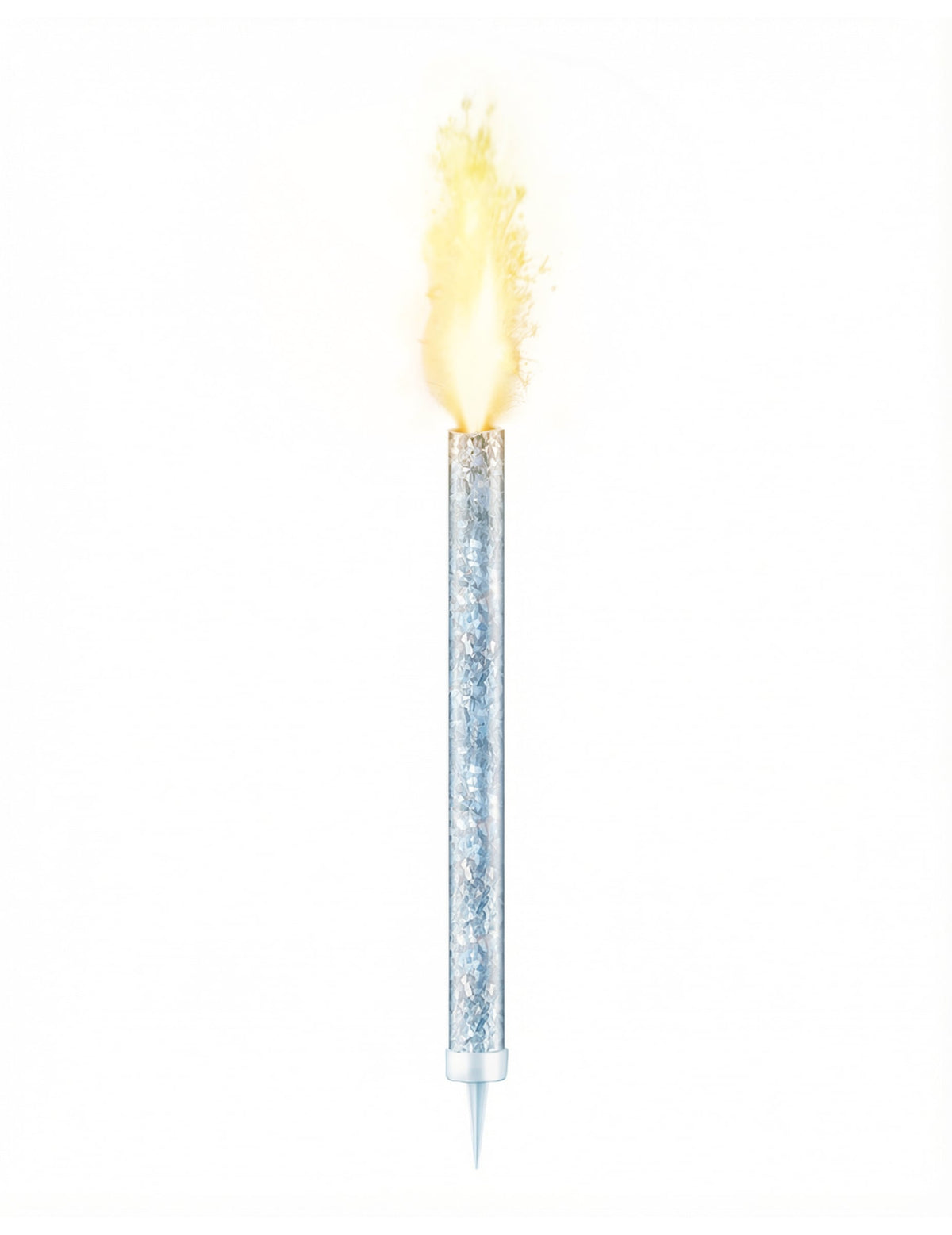 Grande fontaine scintillante dorée pour fête 20 cm durée 90 secondes