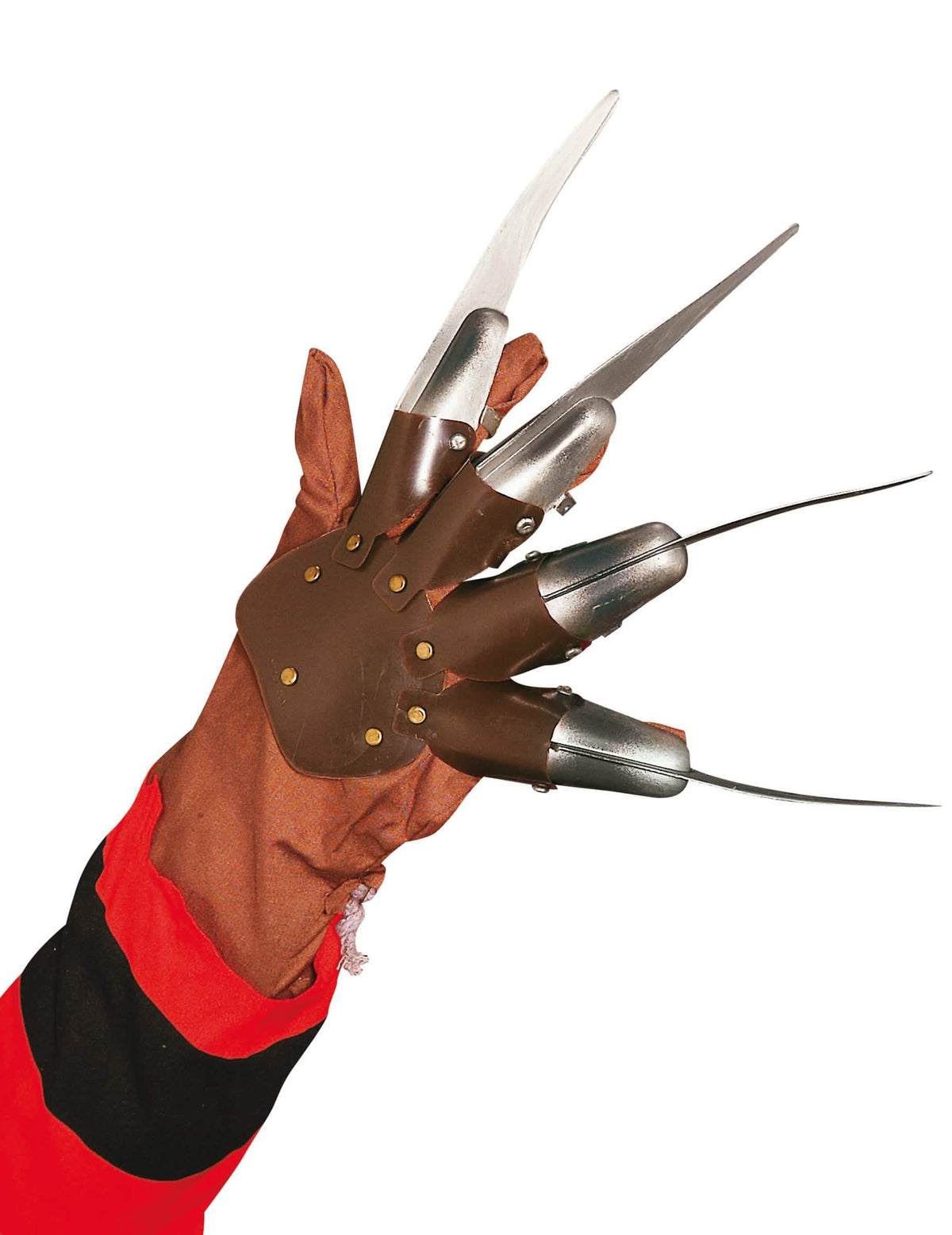 Luva clássica Freddy Krueger™ para adulto castanho com garras prateadas