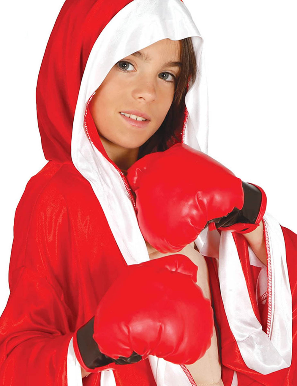 luvas de boxe para criança vermelho