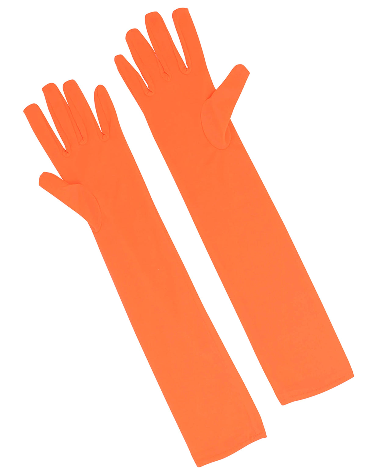 Vue à plat des gants longs pour adulte