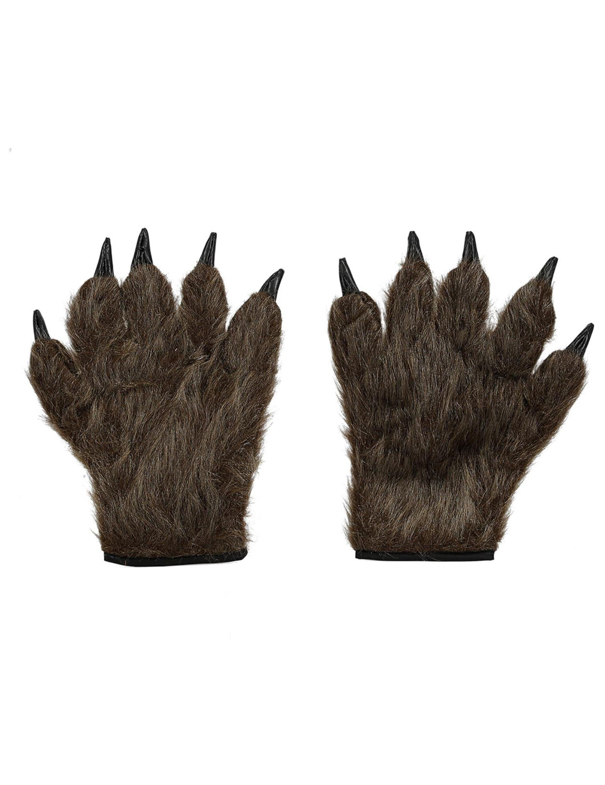 Vue du dos des gants mains de monstre Halloween
