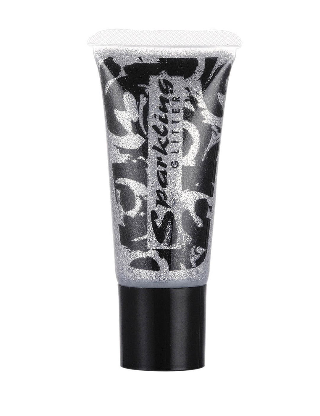Gel de brilhantes prateado