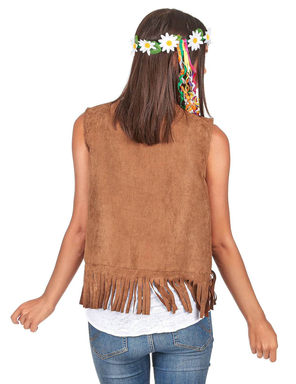 Colete hippie para mulher