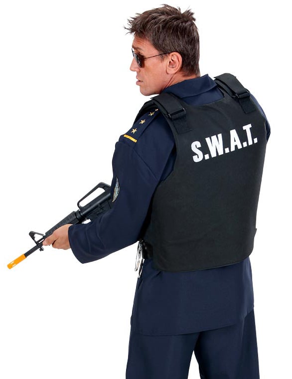 Vue de dos du gilet S.W.A.T