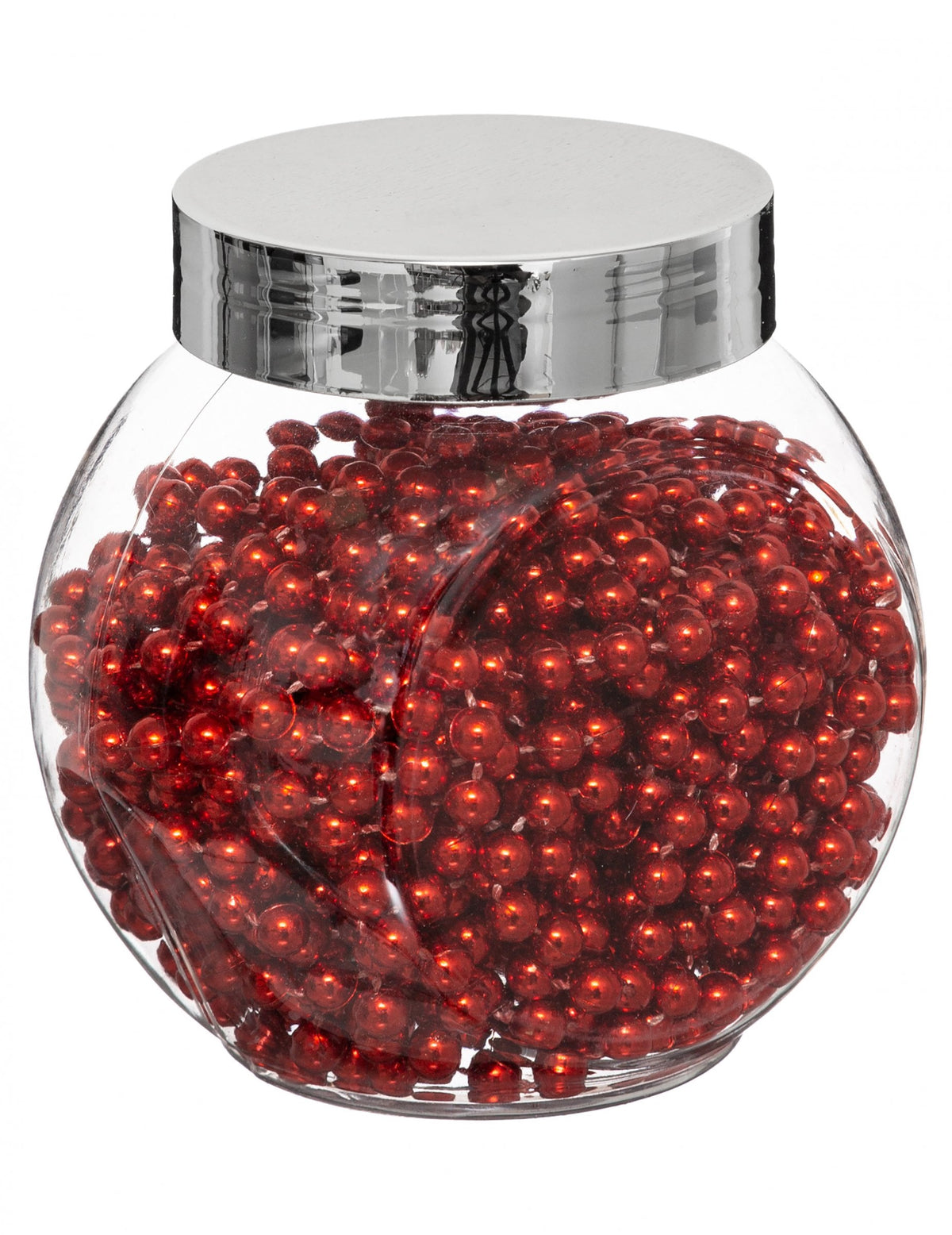 Guirlande de perles pour décoration de table rouge
