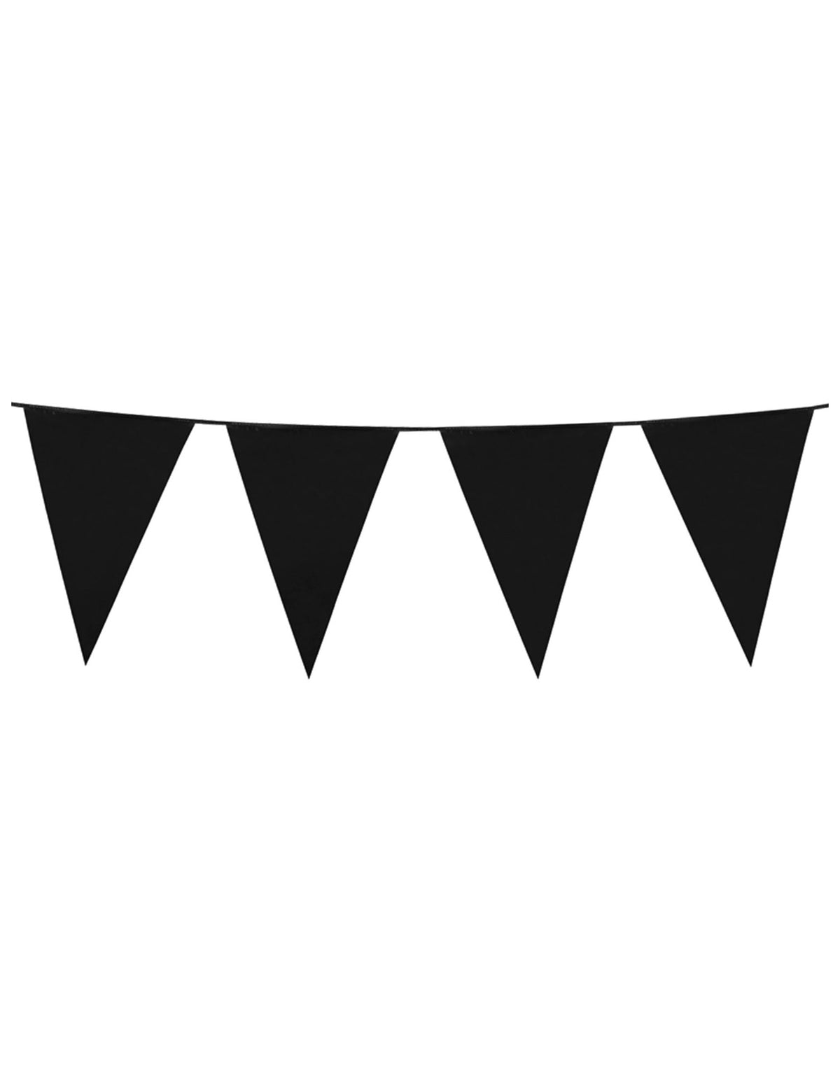 Guirlande à fanions noirs pour fête