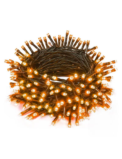 Grinalda 50 LED laranja 5M