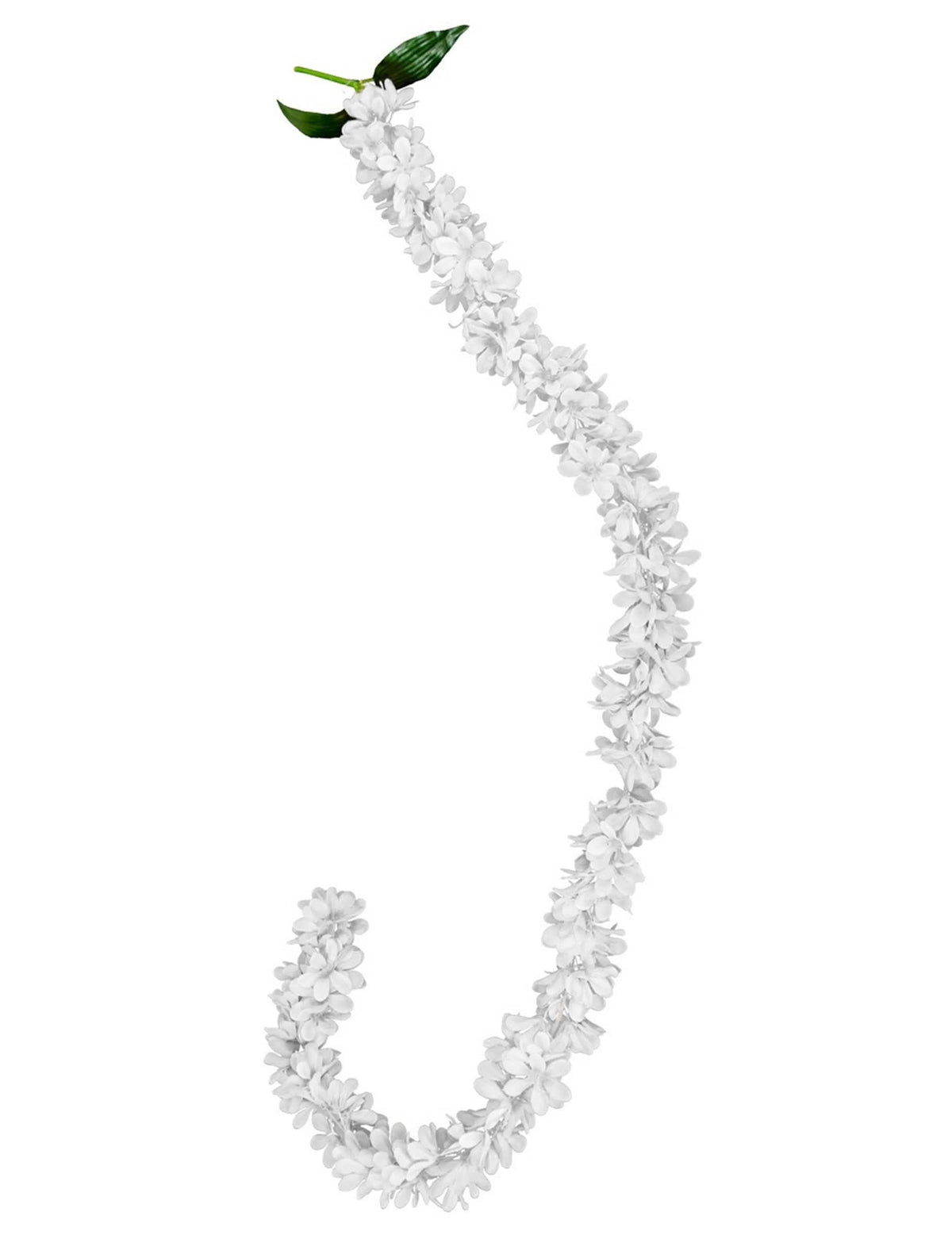 Guirlanda de flores de orquídea branca para casamento