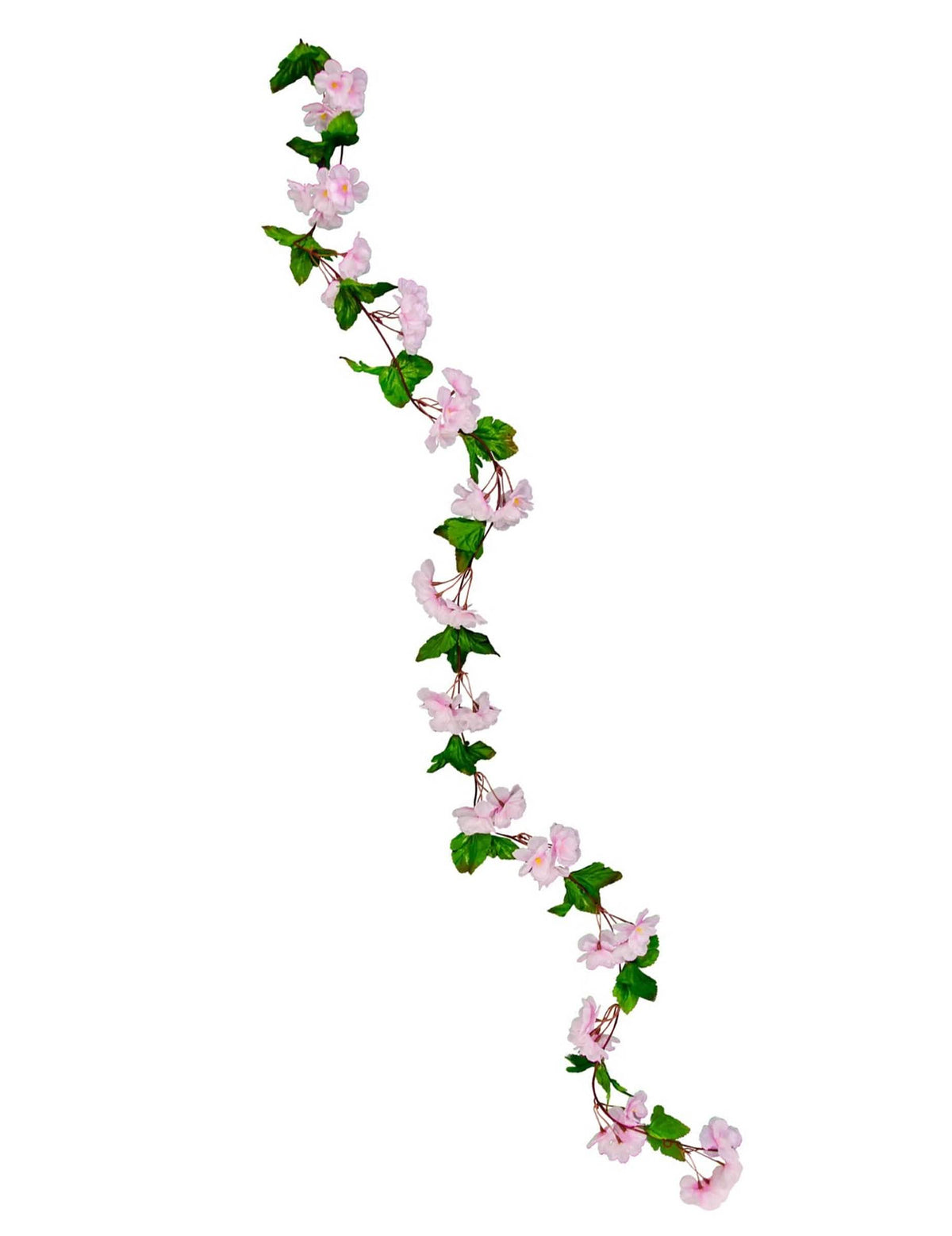 Grinalda de flores de cerejeira para decoração de casamento cor de rosa