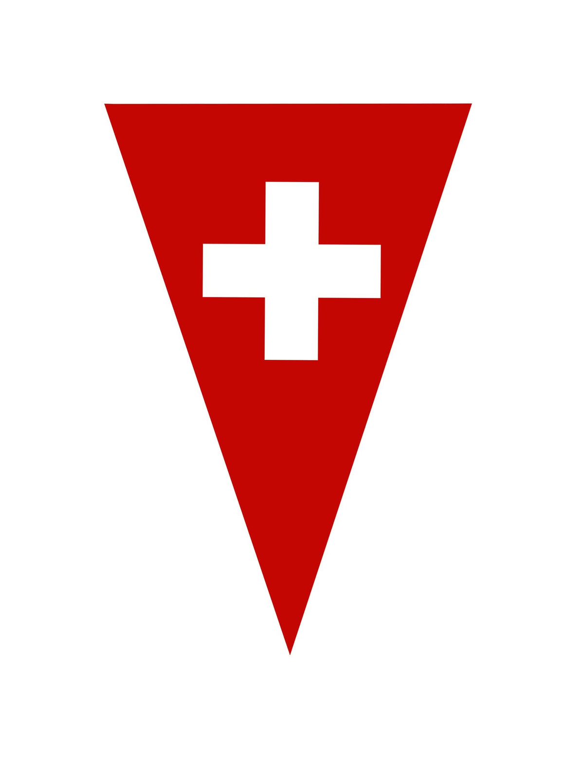 Grinalda de bandeirolas bandeira da Suíça 5 m