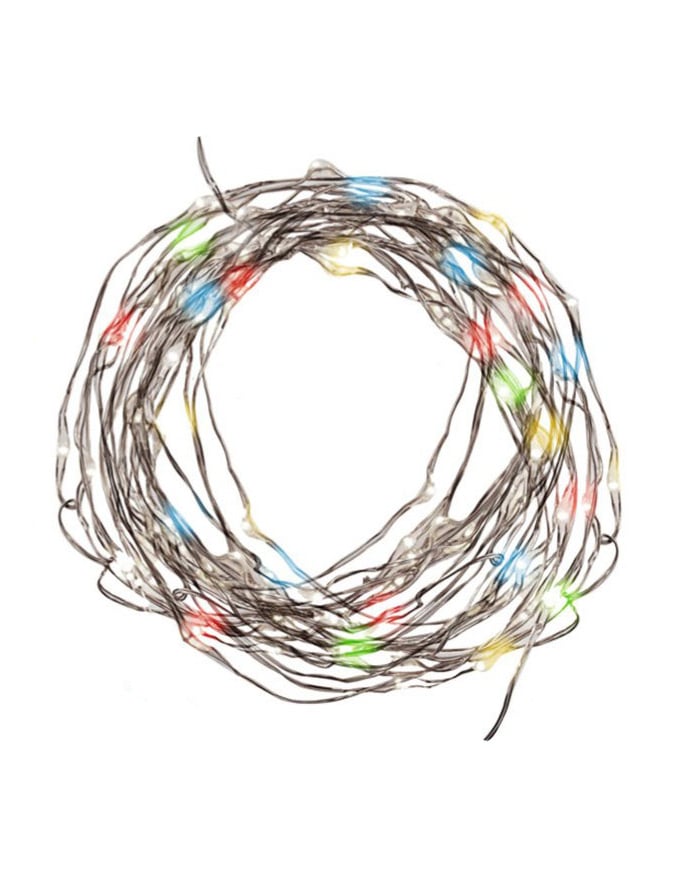 Guirlande lumineuse multicolore pour décoration de 5 mètres