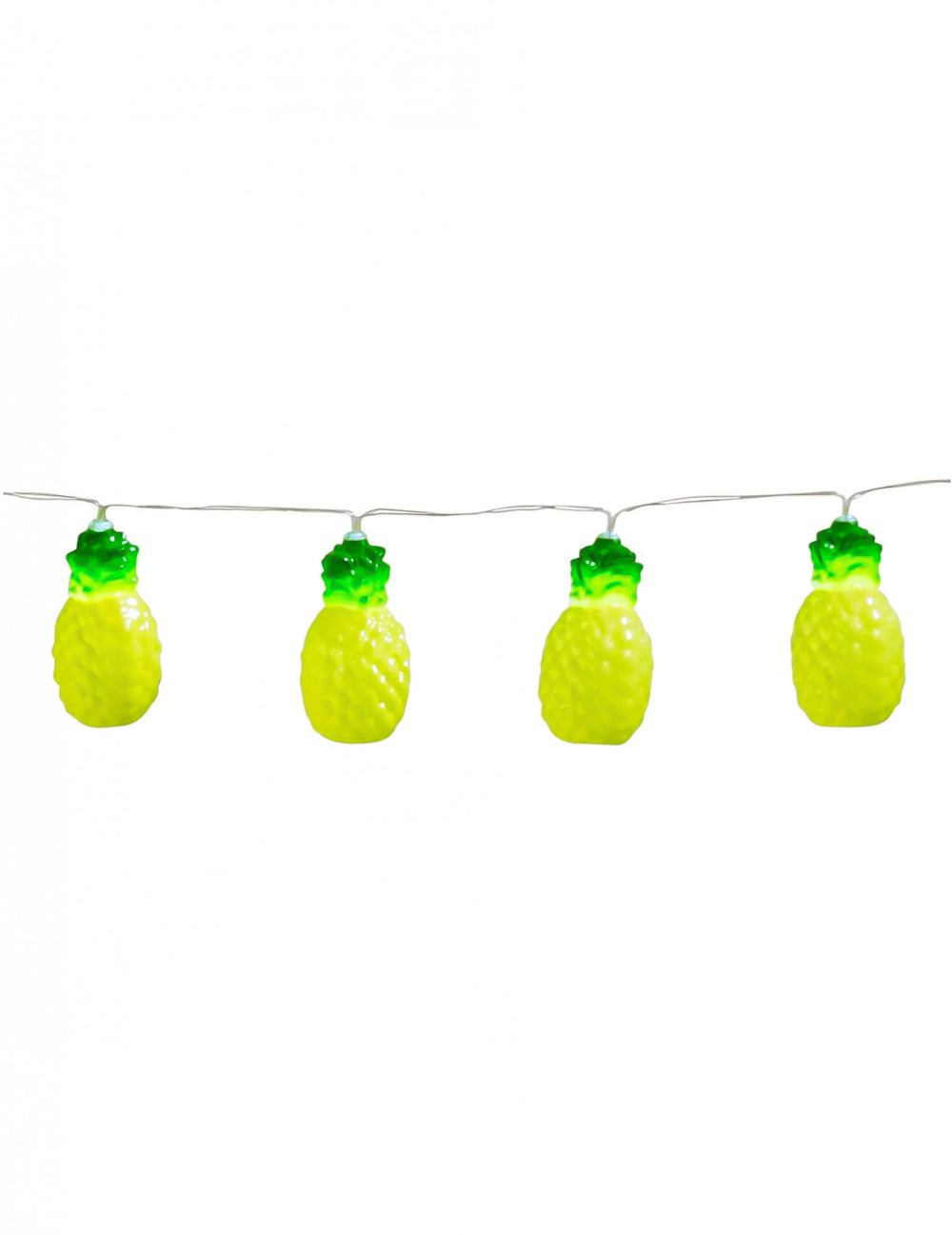 Guirlande lumineuse ananas pour décoration jaune et vert
