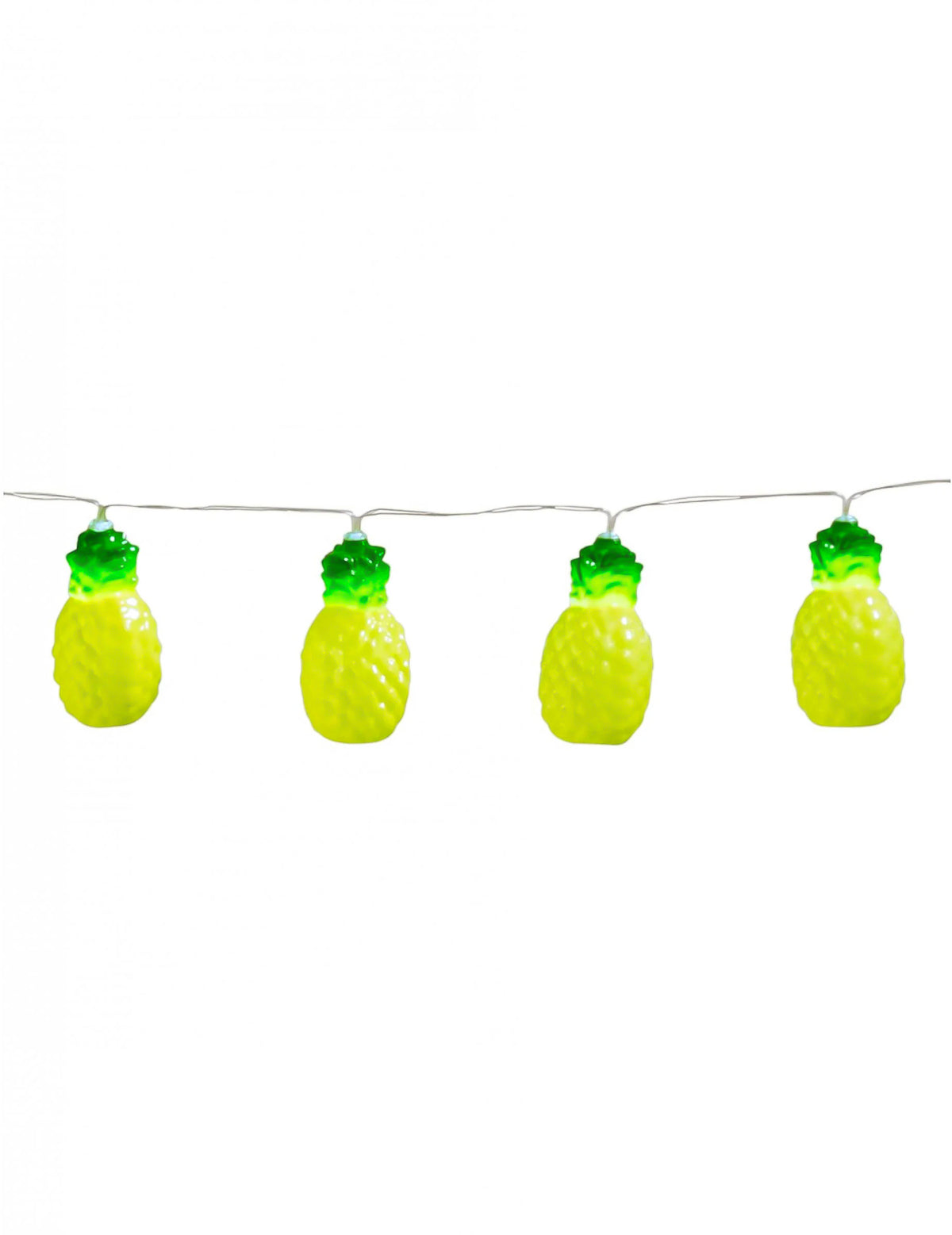 Guirlande lumineuse ananas pour décoration jaune et vert