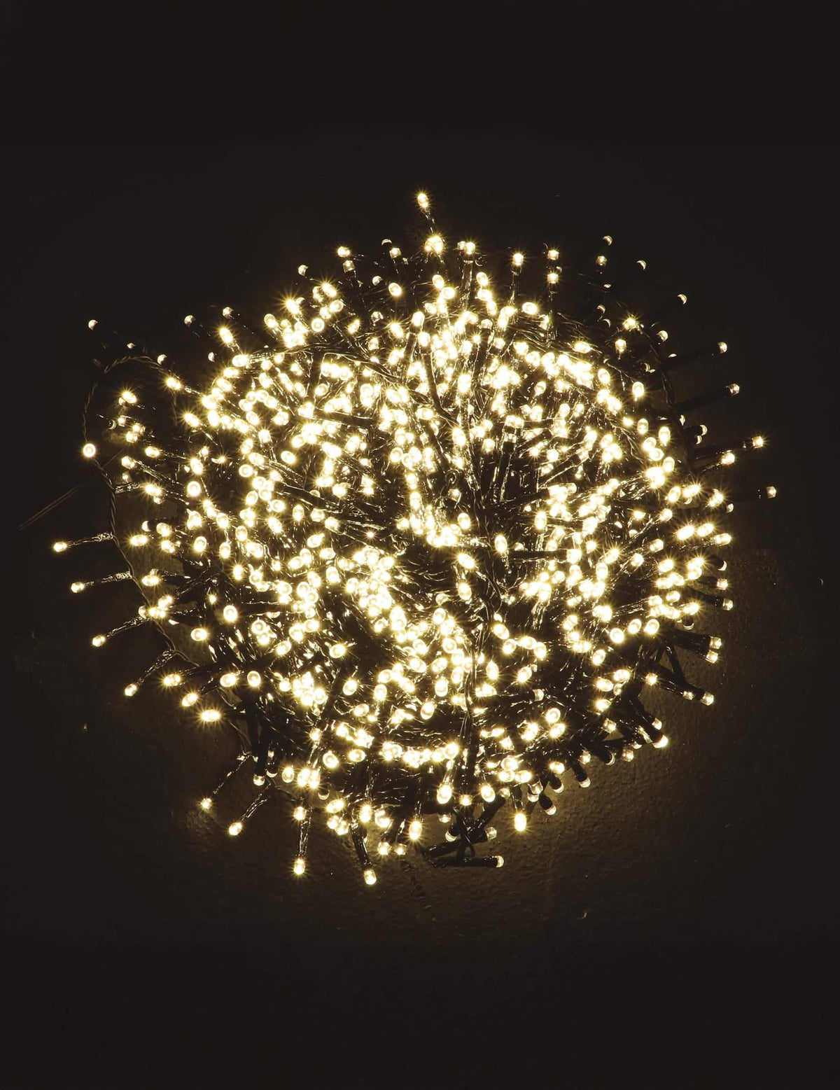 Guirlanda luminosa de 1000 leds para exterior branco quente