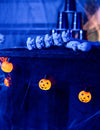 Grinalda luminosa com abóboras 175 cm