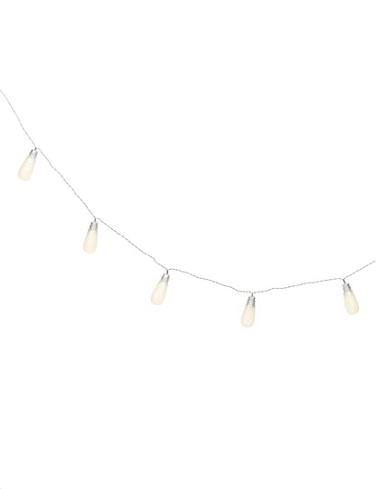 Guirlande lumineuse et sonore Halloween effrayante pour décoration blanche