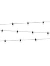 Grinalda luminosa guinguette LED preta 5 m