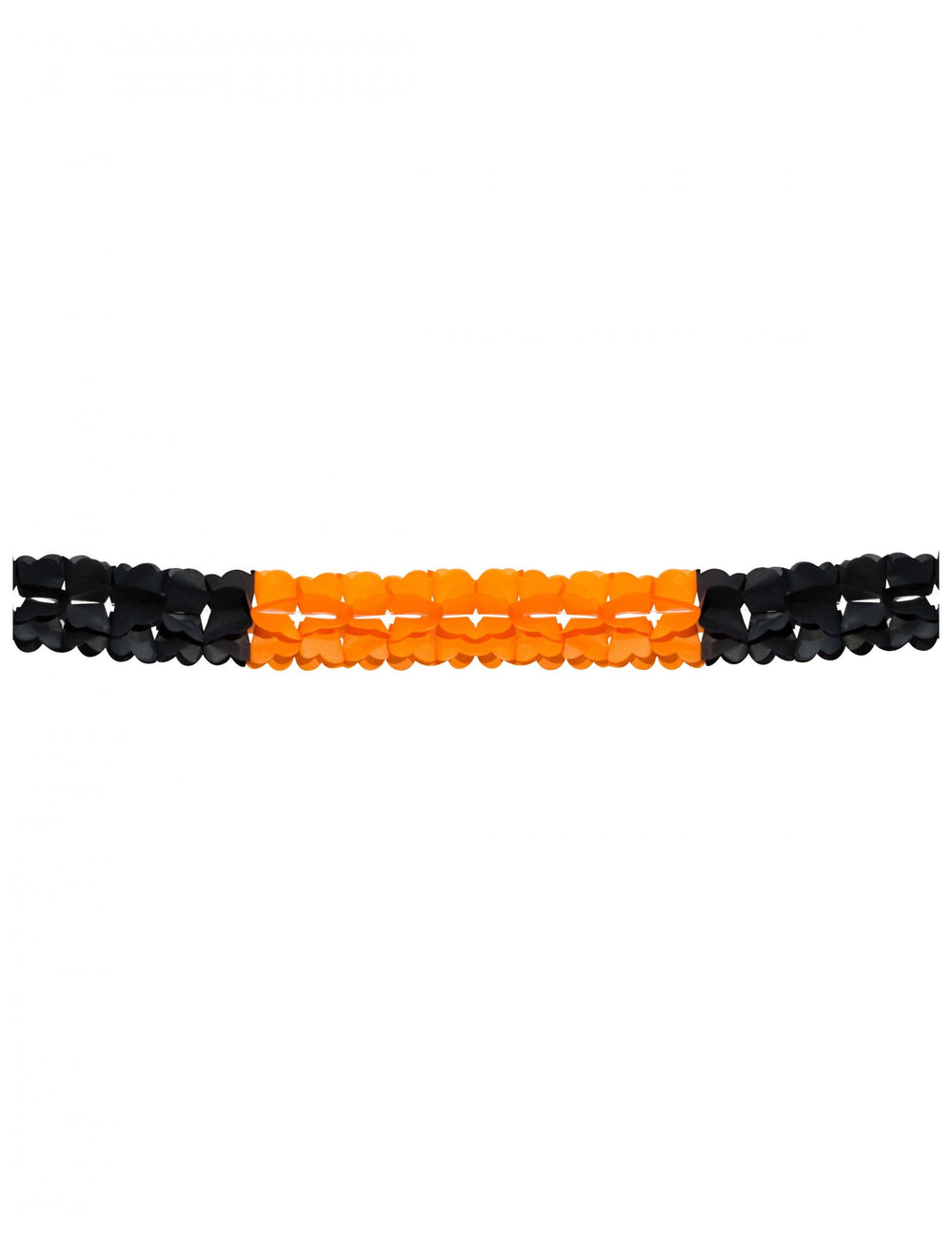 Guirlande Halloween pour décoration orange et noir